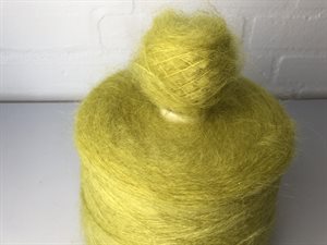 Chunky silk mohair - MEGET smuk lime, 25 gram